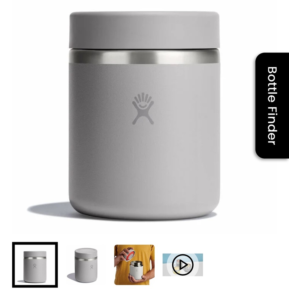 Hydro Flask Insulated Food Jar - Light Gray Matte